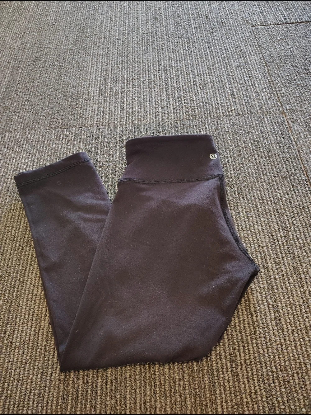 lululemon athletica High-Rise Cropped Leggings in Dark Brown